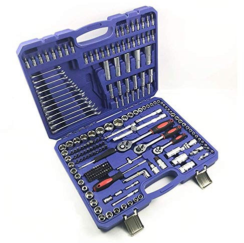 Juego de herramientas de llave de tubo Juego de herramientas mixtas de reparación de automóviles Juego de herramientas de llave dinamométrica de trinquete combinado Juegos de herramientas de repa