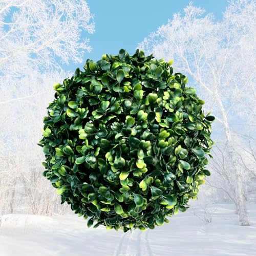 ATYUJKB Buchsbaumkugel Künstlich Künstliche Buchsbaum Topiary Kugeln Dia 30cm, Dekorative Grasbälle für Den Garten, Künstliche Formschnittkugel, Gefälschte Pflanzenformschnittbälle