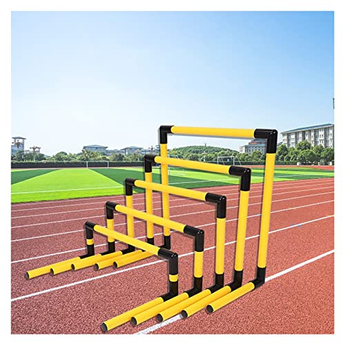 Agility Speed Hürden Set von 5 – tragbares, faltbares Leichtathletik-Trainingsgerät für Fußball, Fußball, Sportstadionausrüstung