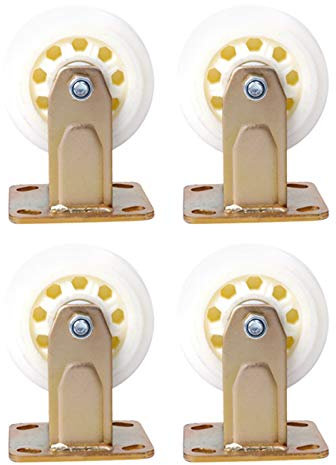 HUJIEAAA Ruedas giratorias para Trabajo Pesado, 4 Ruedas para carritos de Trabajo Pesado, Ruedas de Nailon para Muebles, 3 Estilos, Ruedas direccionales, Ruedas giratorias con Freno, Ruedas