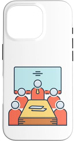 Meeting in The Conference Room Boardroom Meeting Office Case for iPhone 16 Pro