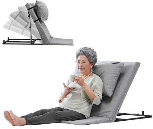 Elektrische Rückenlehne mit Hubbett - Tragbarer medizinischer Kissenheber zur Nacken- und Lendenwirbelstütze, verstellbare Sit-Up-Rückenstütze für die Matratze,WithoutArmrests