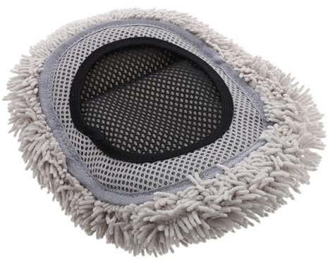 OSOLADY Cabezal de Repuesto para Trapeador de Lavado de Autos Cepillo Chenille Suave y Duradero de Instalar Accesorio de Limpieza Scratch para Vehículos