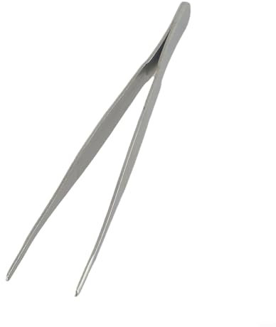 Pinzette per barbecue ad alte prestazioni realizzate in acciaio inossidabile per tutte le esigenze di grigliatura (16 cm)