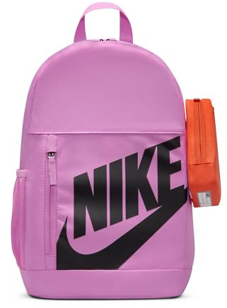 Nike Unisex barn Elmntl skobox ryggsäck, ljus magenta/orange/svart