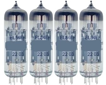 JEQGDLUI Tubo EL84 aggiornamento 6P14 6BQ5 N709 6N14N Adatto for Kit Amplificatore a valvole Audio HiFi Fai da Te(4pcs Matched)