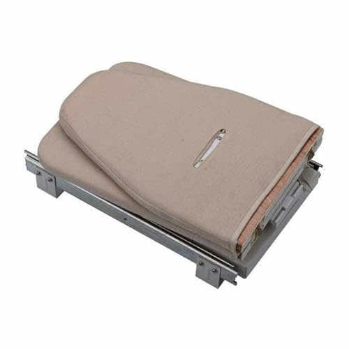 Tabla de planchar giratoria de 180° con mecanismo de cierre suave, diseño extraíble para espacios pequeños, 81 x 31 cm, perfecta para armarios y apartamentos