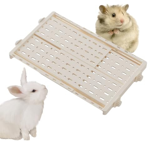 Habitat des Hamsters – 32 x 40 cm Dekoration für das Kaninchenhaus, einziehbar | Bunny Habitat Hamster, erweitert, Zubehör für Haustierkäfig, für Eichhörnchen