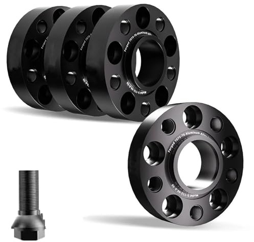 Flange Plate For VW For Touareg 7p Flange Plate Wheel Spacers Aluminum Alloy Hub Widened Adapter+20pcs Bolts 4PCS 25mm 30mm 5x130 71.6 M14 X 1.5 Hubcentric Wheel Spacer(4pcs 25mm)