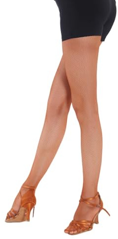 Zimoer Collant Résille Danse pour Femme | Taille Unique (Convient aux 70-170cm) | Collant Résille Élastique Professionnel pour Danse Latine, Salsa, Ballet