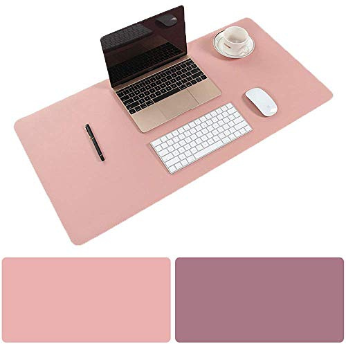 Schreibtischunterlage Multifunktionale Mauspad, 31,5 x 15,75 Zoll Rutschfeste Pu-leder Schreibtisch-maus-matte Wasserdichte Schreibtisch Pad Protector Schreibmatte
