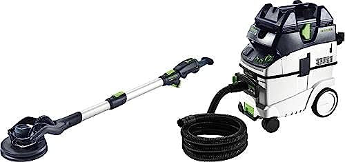 Festool Langhalsschleifer LHS 2 225/CTL 36-Set PLANEX (mit Verlängerung, Schlauchclip, Klettverbinder, Schleifmittel, Schleifteller inkl. Interface-Pad, Systainer, CTL 36 E AC PLANEX), im Systainer