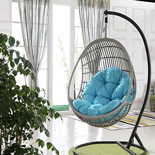 XBSLJ Columpio Colgante Silla Cojín Columpio Cesta Colgante Cojín de Asiento Espesar Huevo Colgante Hamaca Cojines de Silla para Colgar la Cesta Cojín de Respaldo Cojín de Lordosis sin Soporte- G