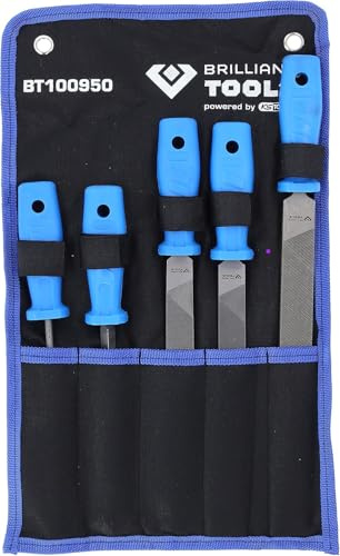 BRILLIANT TOOLS BT100950 Feilen-Satz, 5-tlg. [Powered by KS TOOLS]