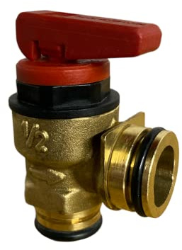 Worcester i Junior Si i CDi Brass Pressure Relief Valve (PRV) Mk2 87161064310 H09-750 - Hanicks