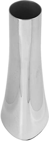 Drift Bud Vase,Decorative Flowers Vase Silver 2.4×1.4×6.7in for Wedding Centrepieces Dinner Table Office Bedroom Table Flower Holder Stand for Home Decoration