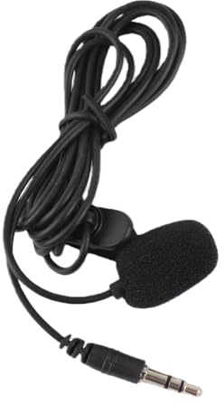Tbest Mikrofon Adapter,Motorrad Mikrofon 3,5 Klinke,Klinke USB,Mikrofonadapter 3,5 Mm Externes Mikrofon,Ansteckmikrofon + Adapterkabel