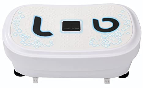 Vibrationsplatta träningsmaskin, Hela kroppen träning Fitness Vibrationsplatta, Vibrationsplatta med motståndsband, för formning,99 nivåer