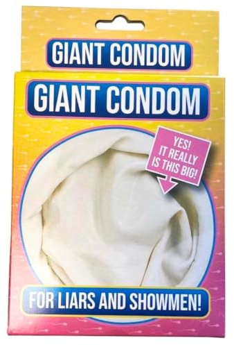 Diabolical DP0112 Giant Condom - Penis Gifts, Safer Sex & Contraception, Funny Gifts for Men Who Have Everything, Rude Secret Santa Gifts for Him, Valentines Gifts for Him