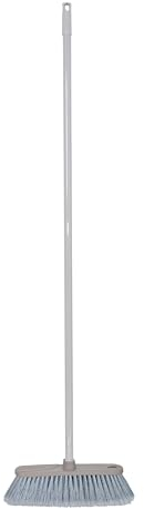 YORK Besen mit Stiel WPC Restart - Zimmerbesen mit Stiel, Perfekt zum Kehren von Schmutz - Haushaltsbesen Besenset - Kehrbesen, 31 cm breit (Taupe)