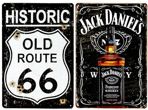 2 Bar Signs, Garden Accessories, Plaques on Garden Walls, Garden Outdoor Bar Iron Painting, Home Bar Accessories, Home Gift Accessories, Outdoor Metal Garden Logo, Creative Bar Logo Painting