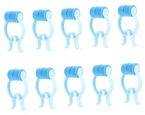minkissy 20 Stk Clip zur Nasenkorrektur nasenatmung verbessern nasenstöpsel Nasenoperation Nasenzange fixieren Nasenzange zum Schwimmen Nasenklammer befestigen Tragbare Nasenzange sehen