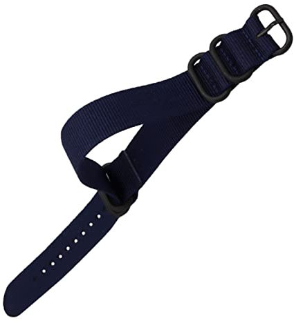 ANDRESLAD Robustes Uhrenarmband Aus Canvas 22 Mm Breit Bequeme Passform Für Herrenarmbanduhren