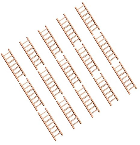 Lurrose 15stücke Holztreppe Ornamenttreppe Für Heimlandschaftstreppe Und Ladenlandschaftstreppe Diy-ornamenttreppe Als Dekoration Für Zuhause Oder Geschäft
