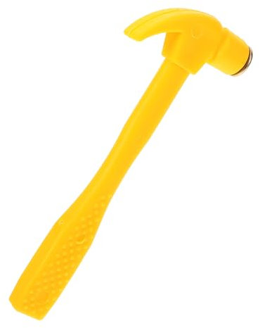 HEMOTON Kunststoff Mini-Hammer für Junge Mädchen Spielzeughammer zum Einschlagen von Bambusnägeln Styroporboxen und Kartoffeln Fördert Feinmotorik und Hand-Augen-koordination