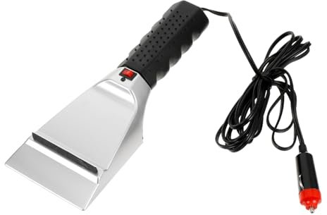 MUCKLILY Elektrische Beheizte Auto Schneeräumschaufel Mit Kunststoff Metall Material Für Winter Frostsichere Eisentfernung Scheibenreinigungswerkzeug Für Pkw Und Suv