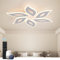 Smart Deckenleuchte LED, Alexa Dimmbar Deckenlampe mit Fernbedienung Farbwechsel, Schlafzimmer Wohnzimmerlampe moderne Deckenbeleuchtung Kronleuchter Lampe,Matter Google Homekit 6 heads/Ø60cm/23.6in
