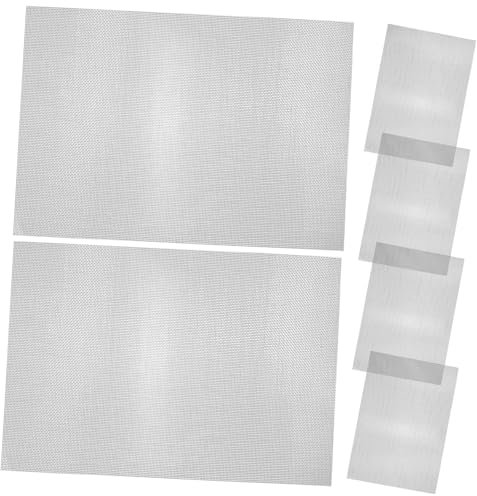 HOMSFOU 6piezas Malla De Alambre Inoxidable Resistente La Oxidación Para Proyectos De Ventilación y Filtros