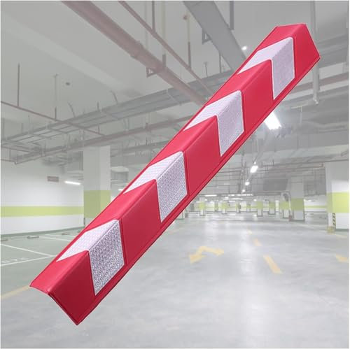 Generisch Gummi-Eckschutz, Wand-Eckschutz für Parkhäuser, L-förmiger Eckschutz aus Eva-Schaumstoffstreifen, verdickt (Rosso, 16 Stück)