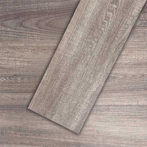 MULGREAT Vinyl Flooring, 16Pieces Self Adhesive Vinyl Floor Tiles, Waterproof Peel and Stick Floor Planks for Bedroom Bathroom Kitchen Hallway