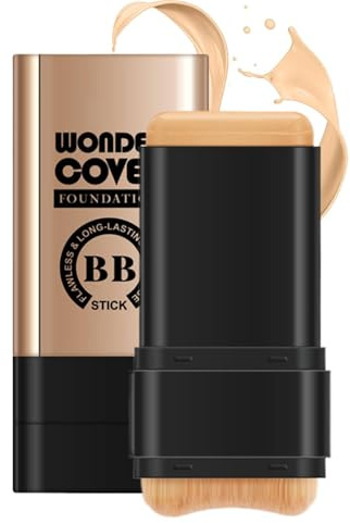 Barra De Maquillaje De Alta Cobertura - Corrector Y Base En Barra,Cobertura Hidratante Ligera Y Duradera Como Corrector Bálsamo Para Piel