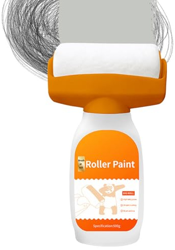 Mppchhn Paint Roller Small | Quick Dry 500g Ceiling Paint | House Surfaces Repair Supplies for Furniture Door Cabinet Repair Wood Indoor Outdoor Surfaces Living Room Bedroom Kitchen Bathroom