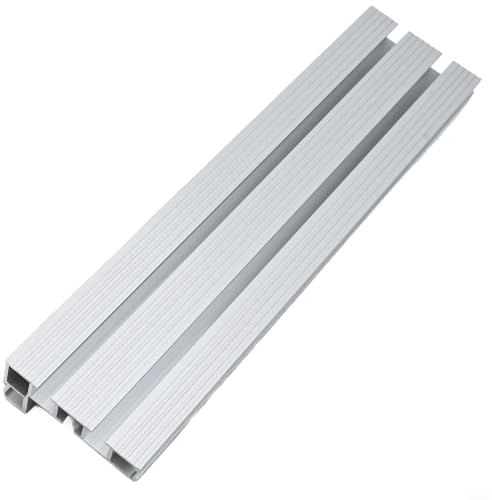 Vidonergy 75 Typ Aluminium T-Nut-Gehrungsschiene mit Stützhalterung für Werkstattwerkzeuge, kompatibel mit CNC und Frästisch (300 mm)
