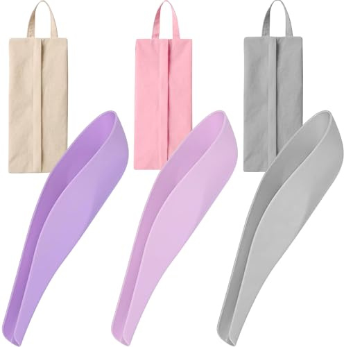 3 Piezas Urinario Femenino Reutilizable, con 3 Bolsas de Almacenamiento | WC Portátil para Mujeres Dispositivo para Orinar de Pie para Camping Viajes Senderismo Festivales y Actividades al Aire Libre