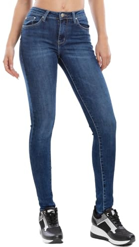 Toocool - Jeans Donna Pantaloni Skinny Slim Elasticizzati Push up Aderenti Nuovi M5780 [S,Jeans]