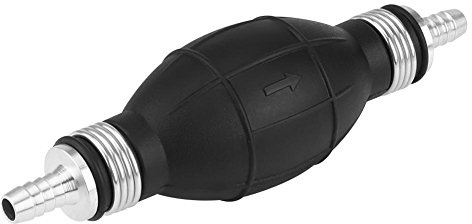 EVGATSAUTO Gummi bränsleöverföring vakuum bränsle linje manuell grundpump marin båt tillbehör manuell bränslepump (8 mm)