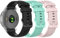 Chofit Cinturini compatibili con Garmin Venu 2S cinturino, sportivo in morbido silicone fascia da braccio 18mm di ricambio per Venu 2S 40mm/Forerunner 255S/255S Music 41mm (nero+rosa+verde acqua)