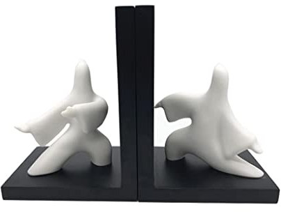 Zen Bookenden moderne Heimbücher im chinesischen Stil sind auf ältere Menschen angewiesen, um Tai Chi People Bookends Bücher zu lernen Buchhalter