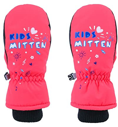 Winter Gloves Ski Breathable Snow Gloves Touchscreen Gloves Waterproof Warm Snowboard Gloves for Loop Scarf Girls
