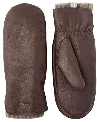 Hestra Tiril Fäustlinge Lederhandschuhe Faustlederhandschuhe Damen - mit Futter Herbst-Winter Winter