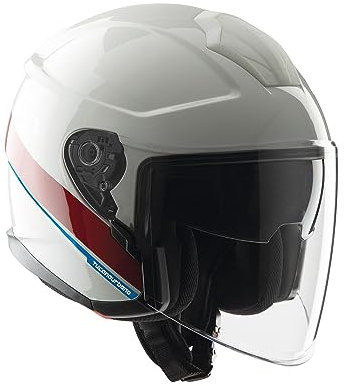TUCANO URBANO CASCO EL'MAX BIANCO GRAPHIC–A LUCIDO XS