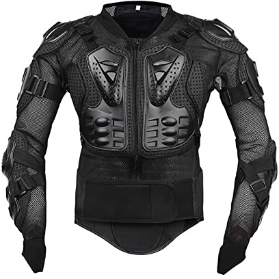 Protectores De Bicicleta para Motocicleta,Chaqueta,Motocicleta, Ciclismo,Montar,Protector De Armadura De Cuerpo Completo, Chaqueta Profesional Motocross De Calle,Chaquetas Protectoras Moto, /Rojo