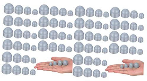 iplusmile 80 Stk Deckel Kuppel-sechskant-sechskantschraube Sechskantmuttern Sechskantmutterkappe Praktische Sechskantmutterabdeckung Mutter Kappe Hexagon Dekorative Abdeckung M20 Plastik