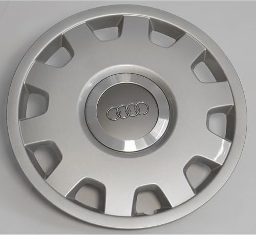 Audi 8L0601147Z17 Radkappe (1 Stück) Radzierkappe 15 Zoll Silber *** nur für Original Audi 15 Zoll Stahlfelgen1J0601027K und 1J0601027H ***
