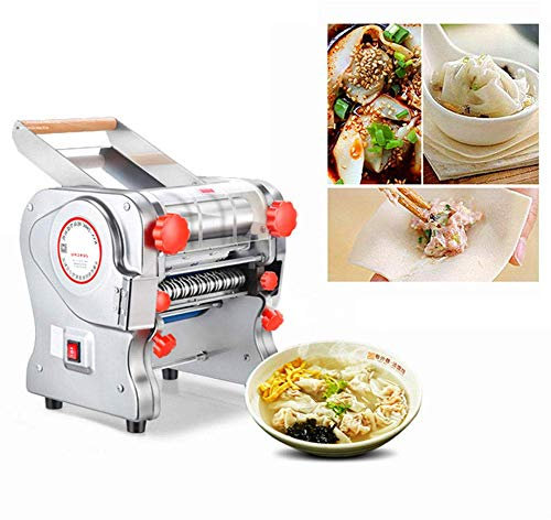 Machine à Pâtes Machine à Pâtes Machine de Fabrication de Pâtes Électrique Multifonction Machine de Presse à Pâte Fabricant Compact Automatique de Nouilles Chinoises Dumplings Wonton Maker,