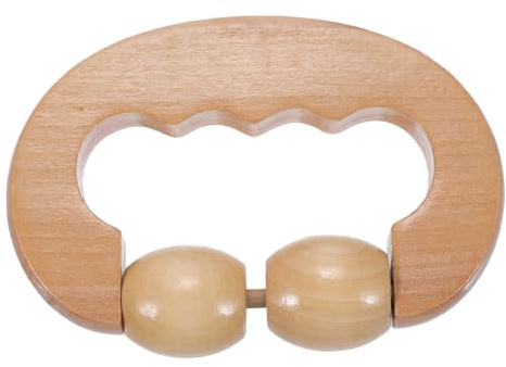 Tragbare Rückenmassagerolle für Rücken und Schulter | Khaki, Handliches Design für Zuhause und Unterwegs, Unterstützt Massage an Beinmuskeln